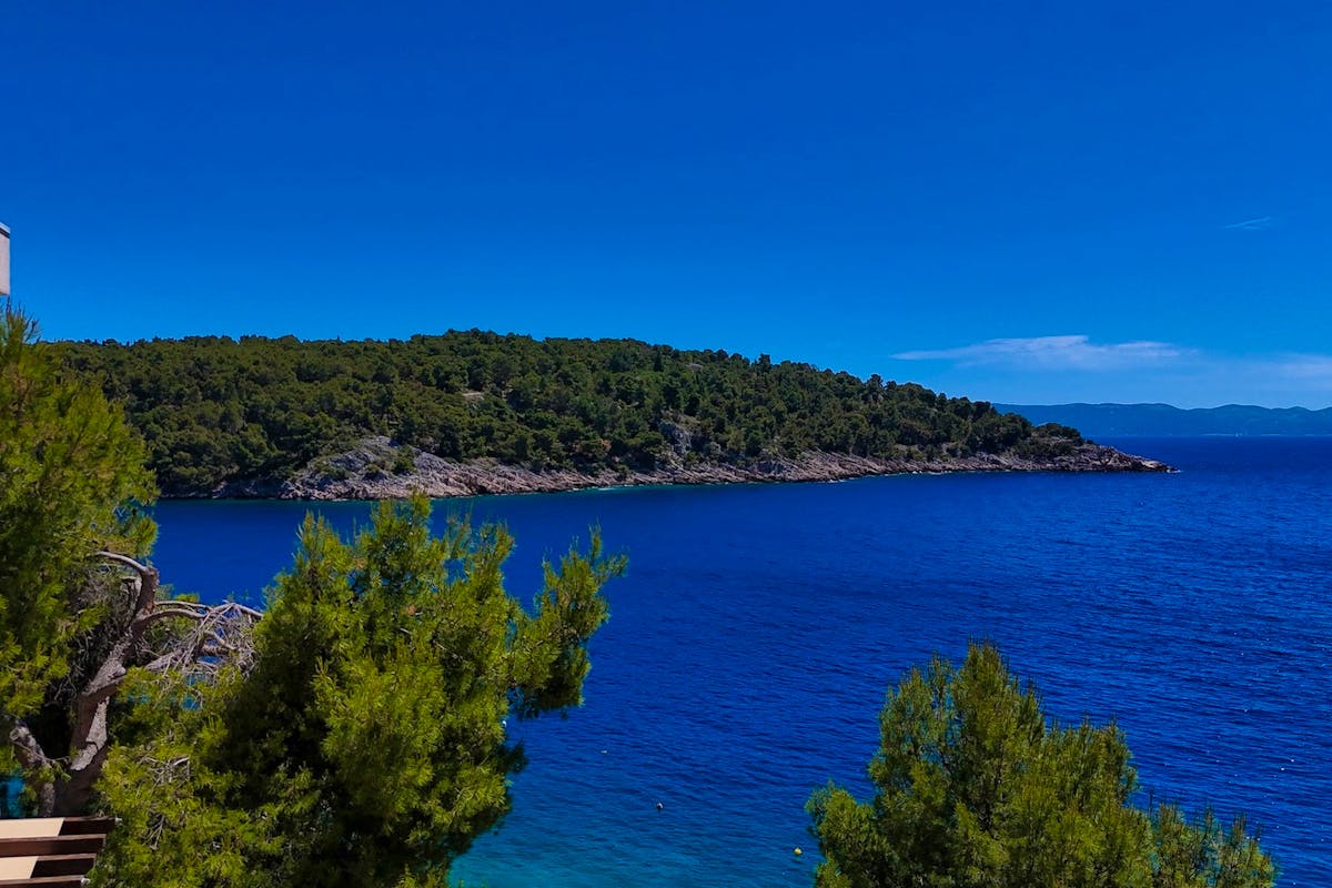 Open sea view from the villa