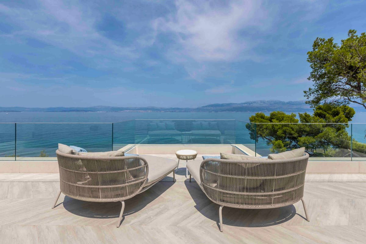 Open sea view from the balcony