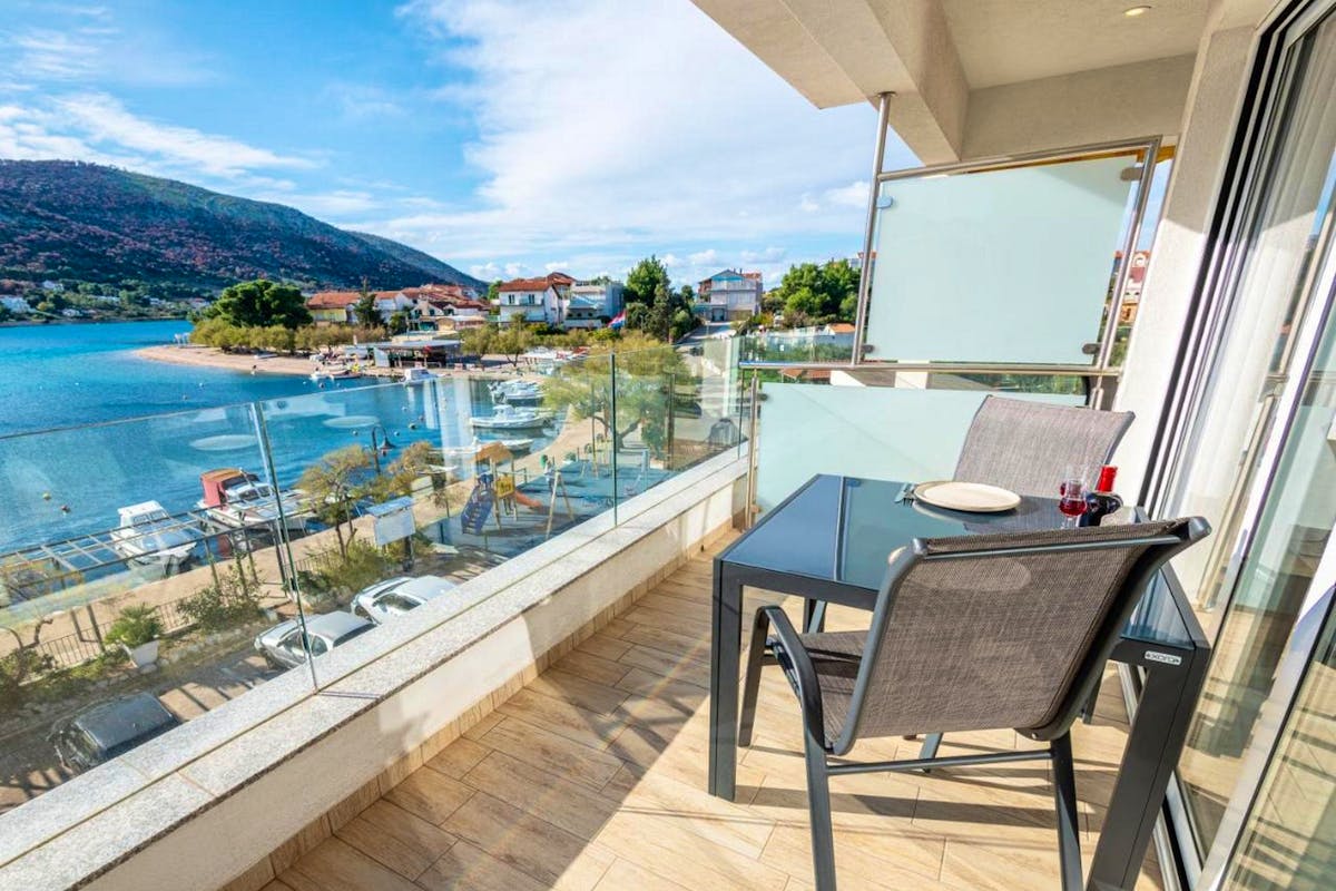 Spectacular sea view from the balcony