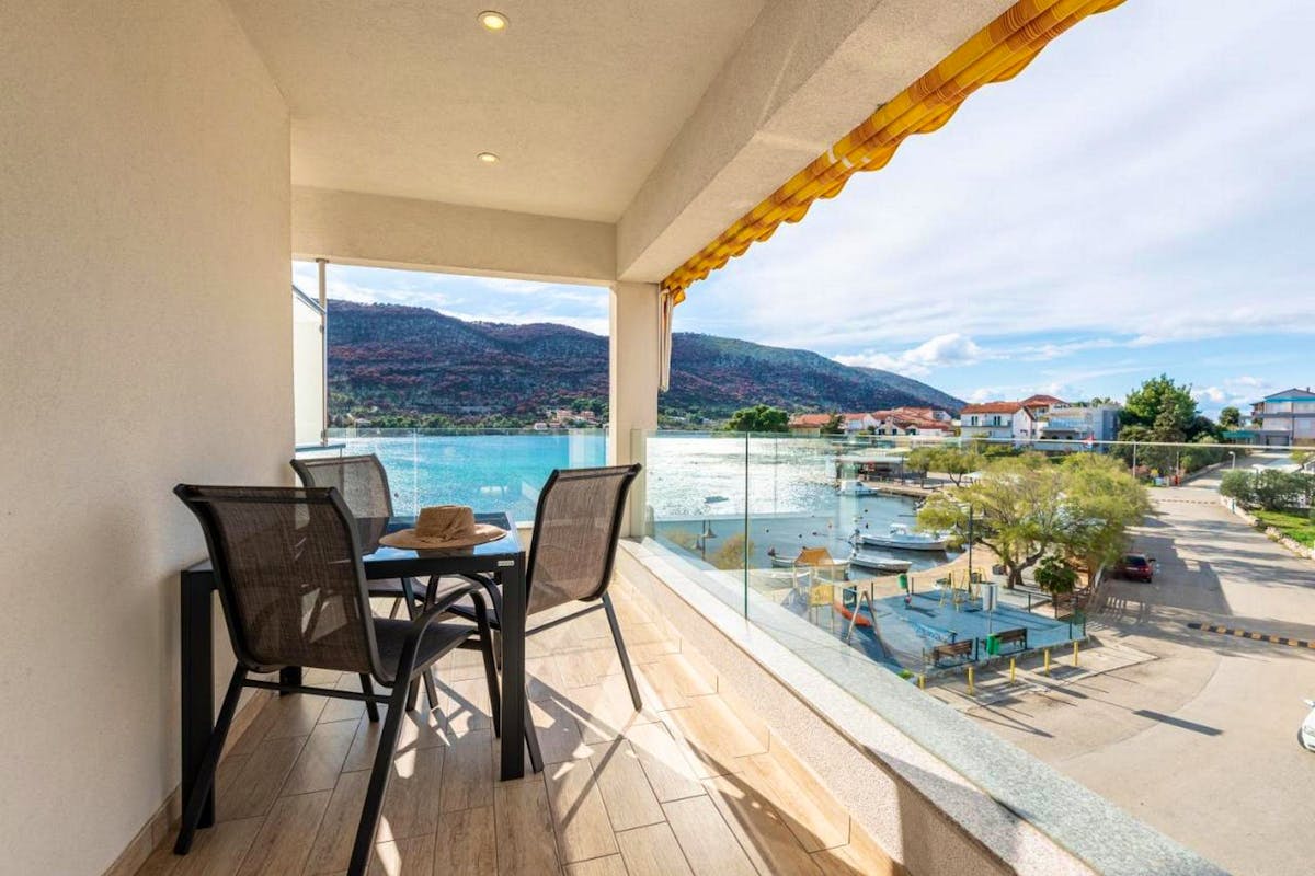 Open sea view from the balcony