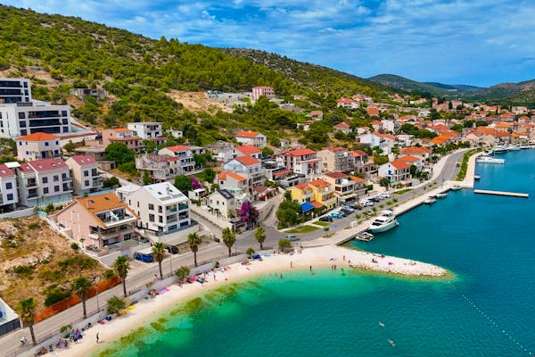 Seafront apartment near Trogir for sale