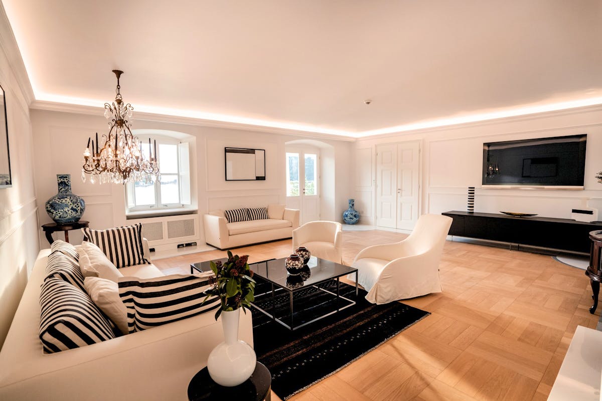 Luxury villa with designer furniture