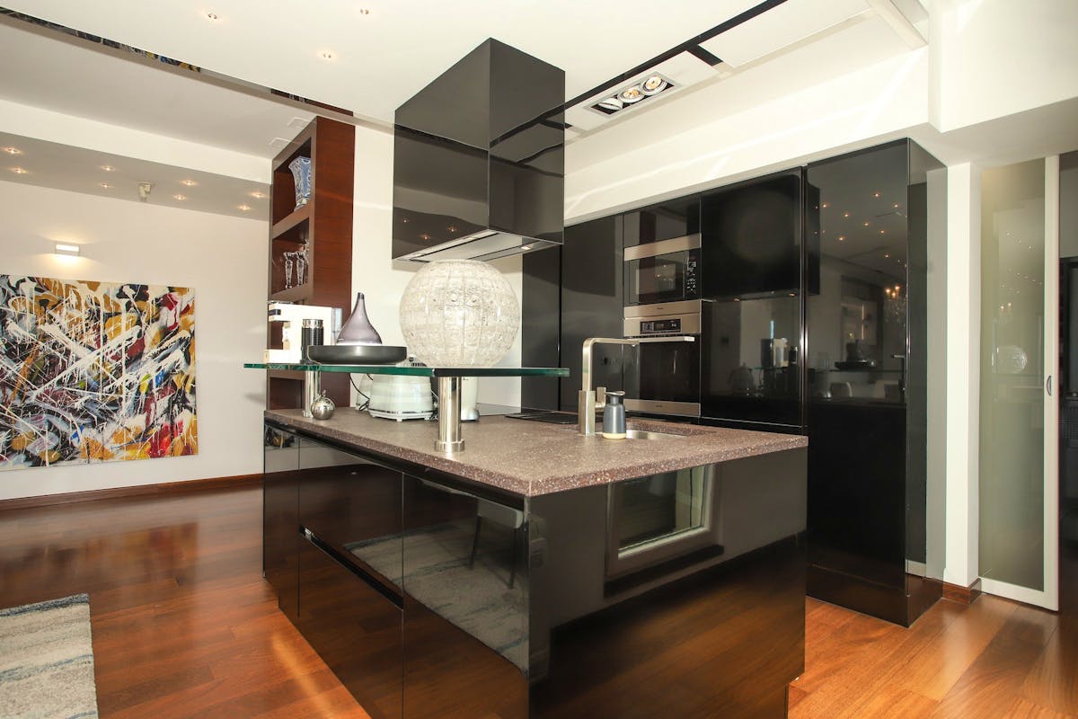 Fully fitted modern kitchen