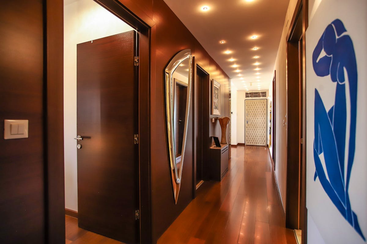 Elegant and bright hallway