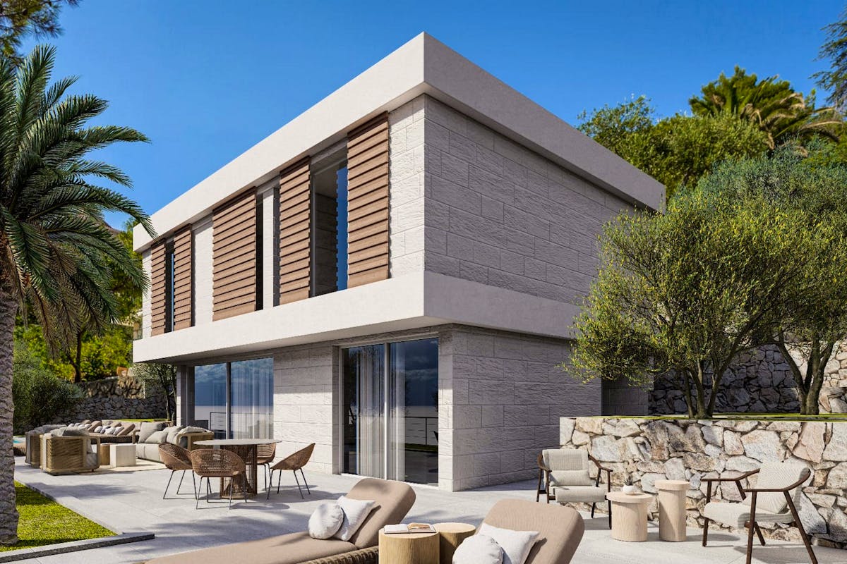 Modern villa with swimming pool on Brač for sale