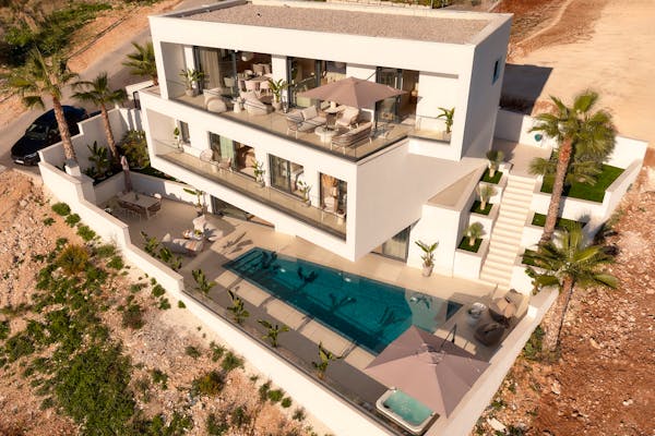 Newly built modern villa near Trogir for sale