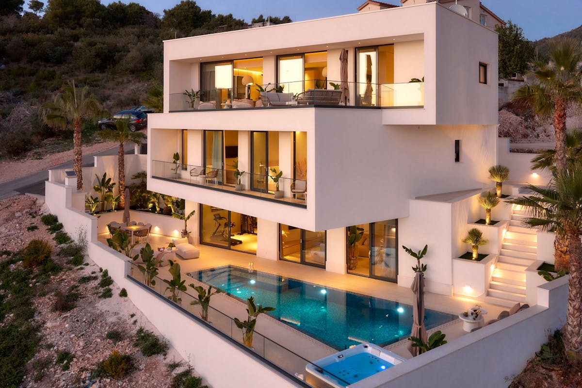 Newly built luxury villa near Trogir for sale