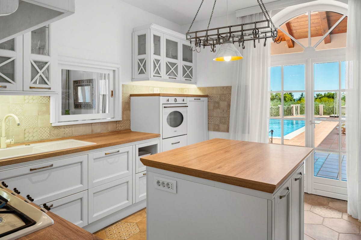 Modern kitchen with an island