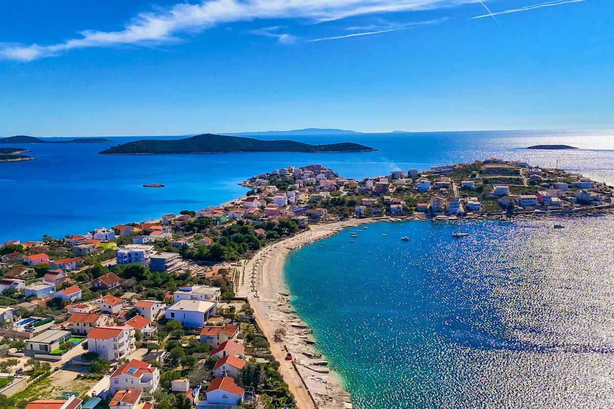 Newly built seafront modern near Rogoznica for sale