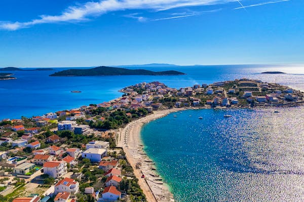 Newly built seafront modern near Rogoznica for sale