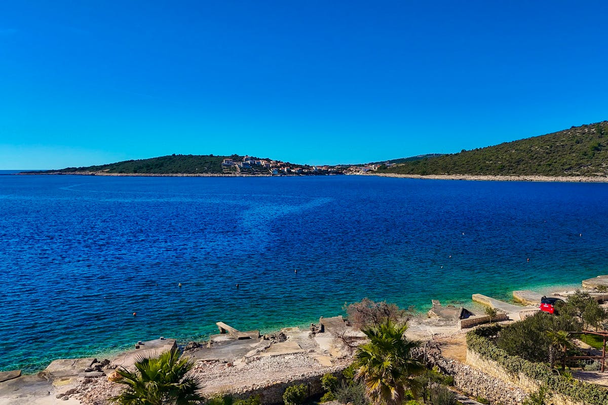 Open sea view from the villa