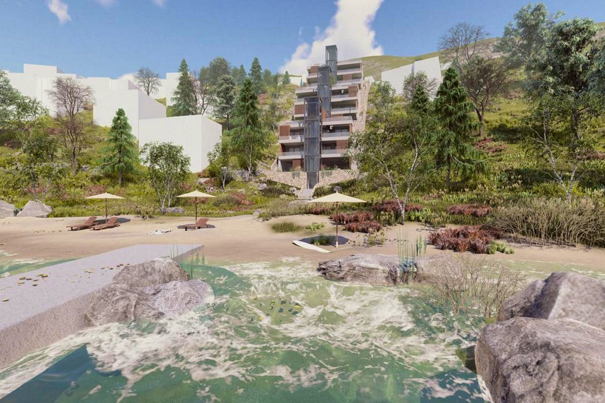 Project of modern villas by the sea near Omiš for sale